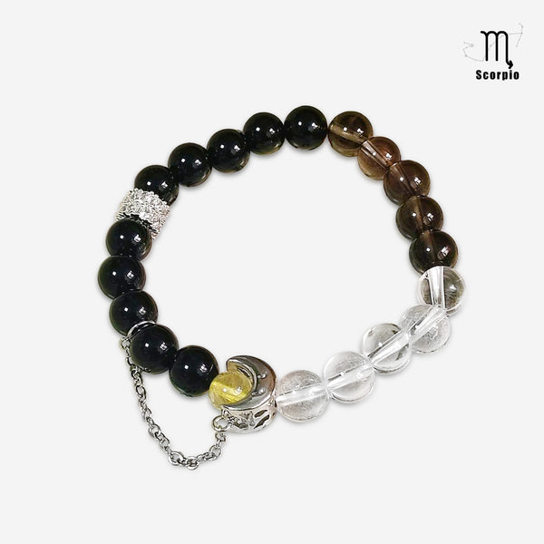 Scorpio gemstone bracelet