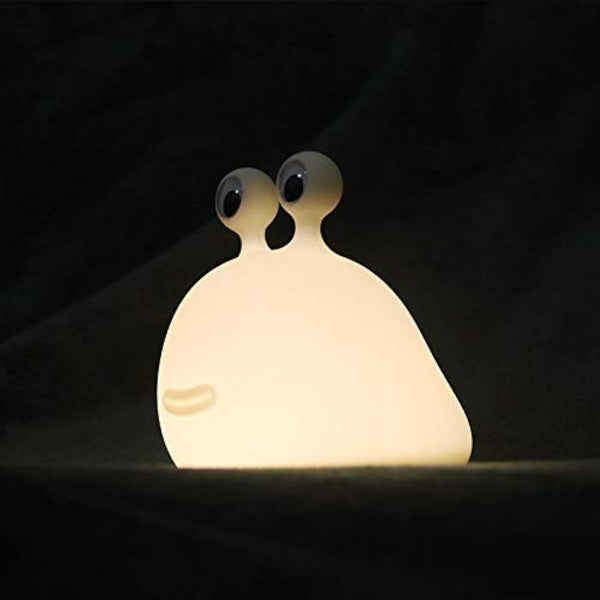 MUID LED Nursery Slug Night Light for Kids，Cute Animal Silicone Baby Night Light with Touch Sensor,Night Lights for Kids Bedroom, Cute Night Light up Dinosaur lamp Silicone