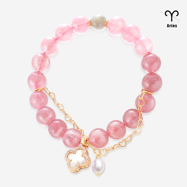 Aries gemstone bracelet