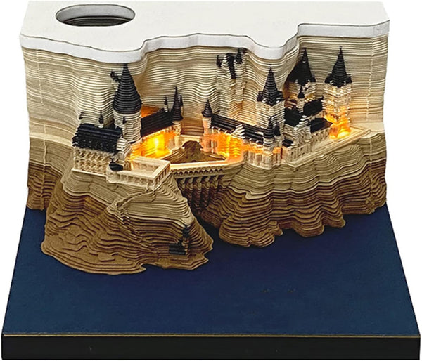 3D Magic Castle Notepads with Light