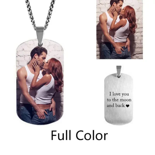 "Memory Of Love" Personalized Photo Necklace