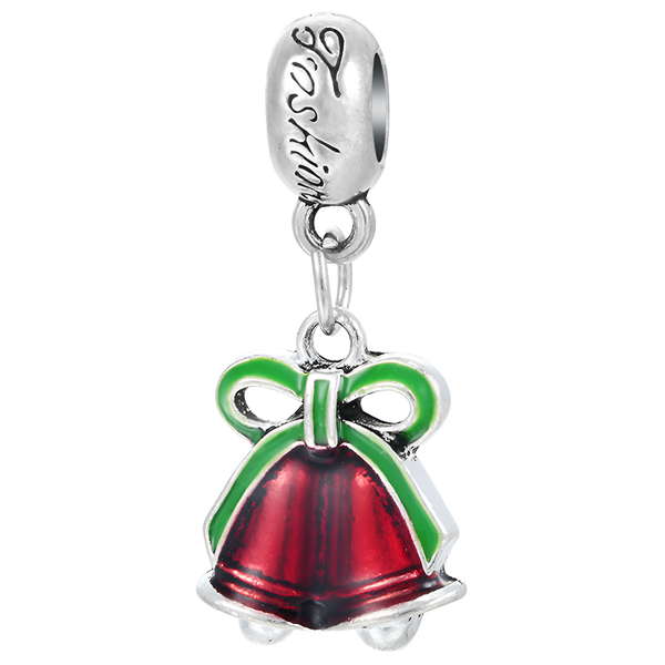 Red Bell Pendant DIY Beads