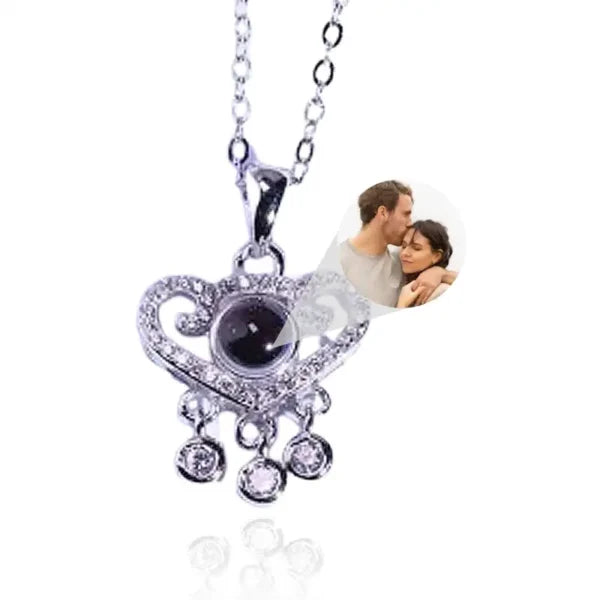 Personalized Safe Ruyi Long Life Lock Necklace Female Projection Necklace